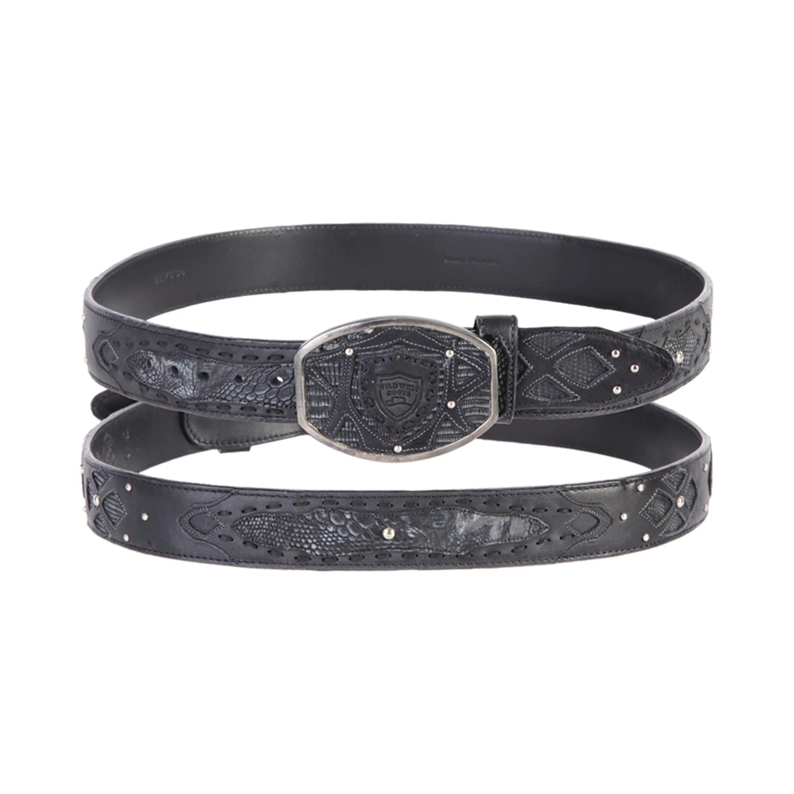 Men's Wild West Teju Lizard Belt