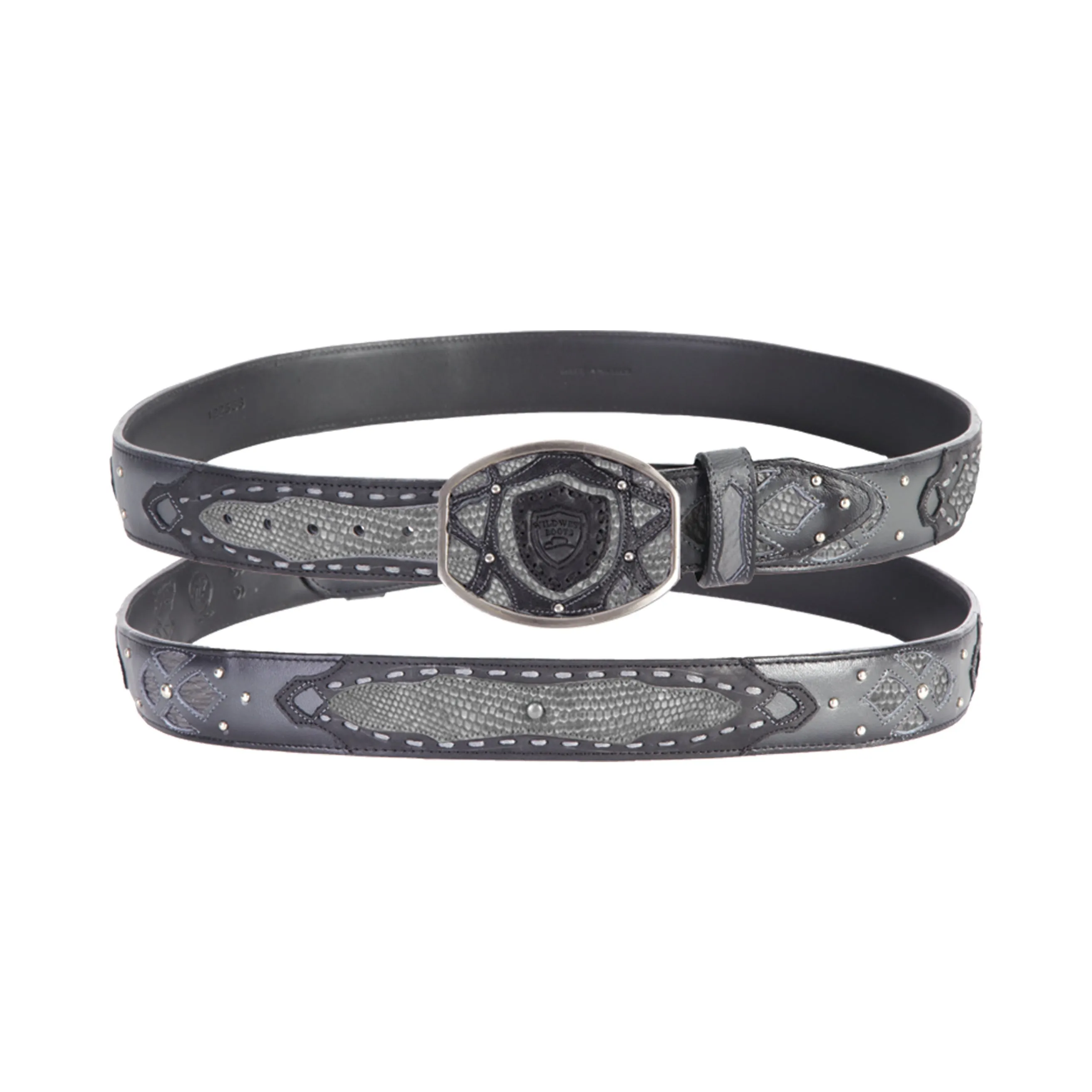 Men's Wild West Teju Lizard Belt