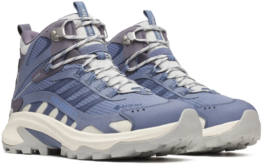 Merrell Moab Speed 2 Mid GORE-TEX Mens Walking Shoes - Blue