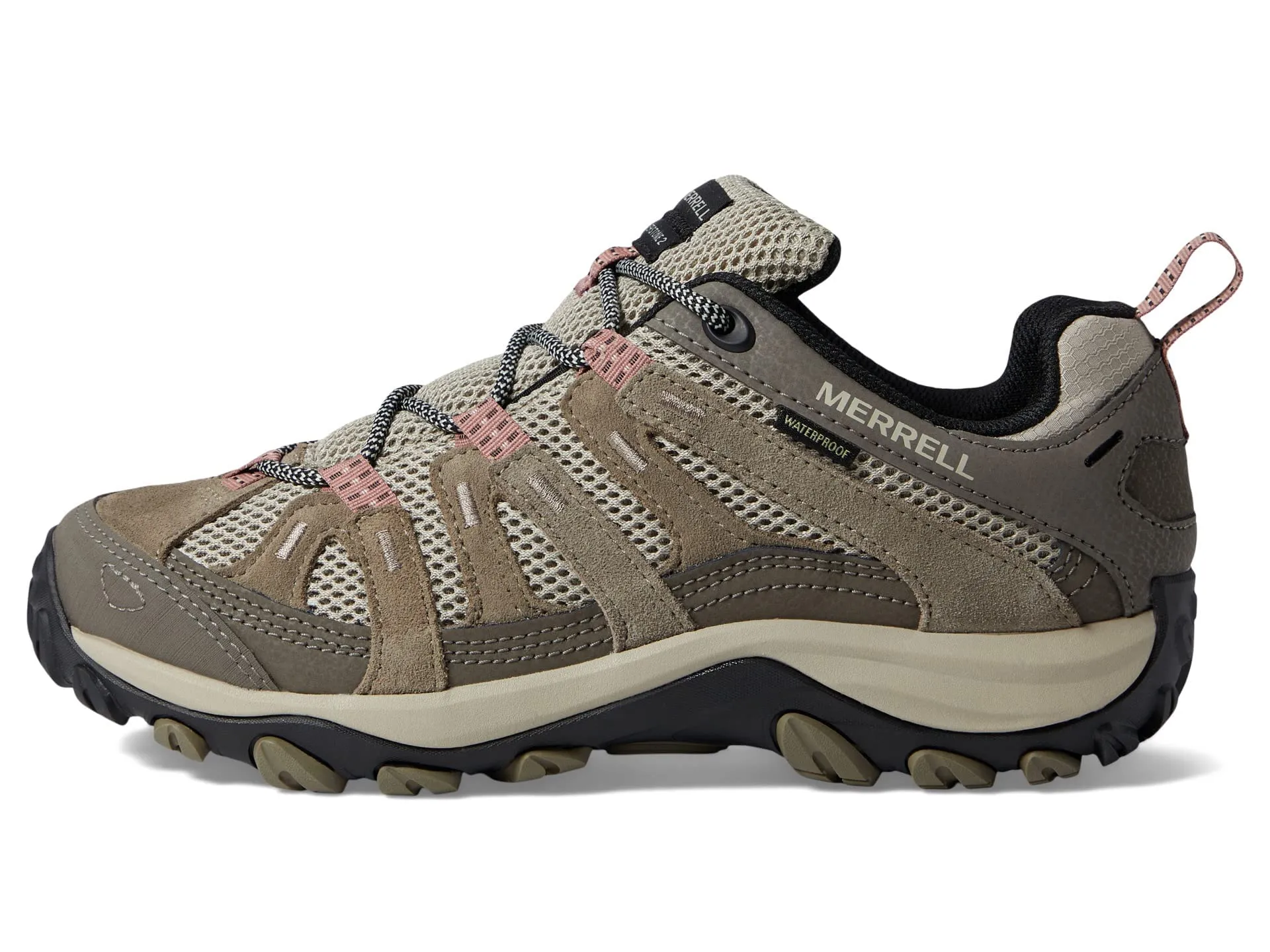 Merrell Women's Alverstone 2 Waterproof Hiking Shoe, Aluminum, 6.5 Wide
