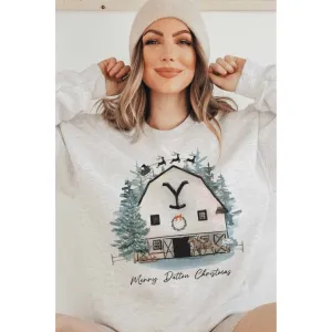 Merry Dutton Christmas Graphic Sweatshirt