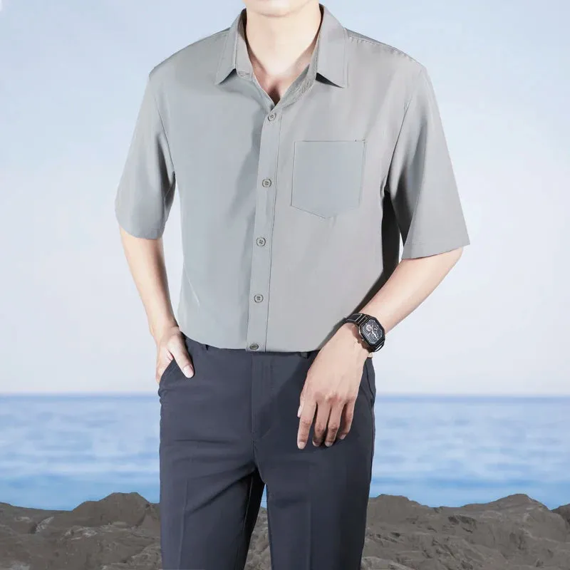 MetroWear Ice Silk Kurzarmhemd