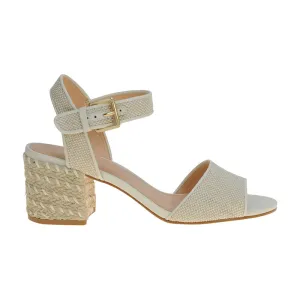 Nani Open Toe Heel Ecru