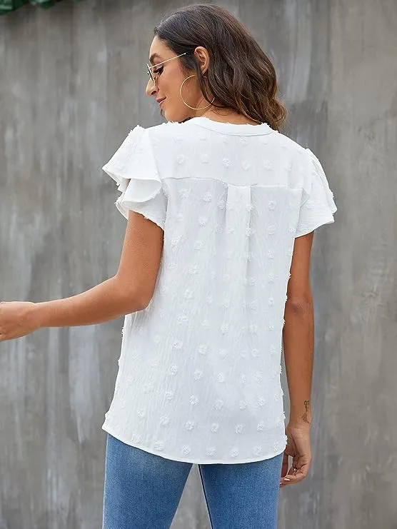 noabat Womens V Neck Tops