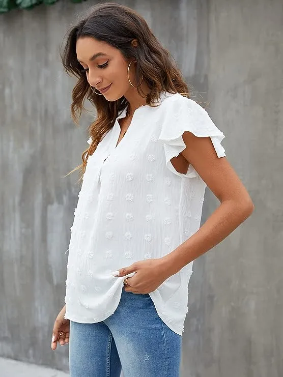 noabat Womens V Neck Tops