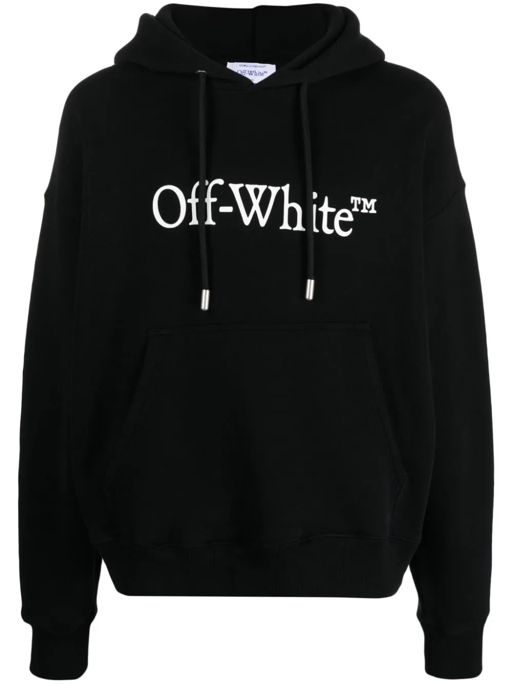 Off White Big Bookish Cotton Hoodie
