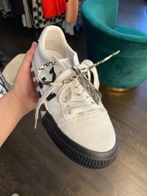 Off-White Black and White "This That" Canvas Sneaker