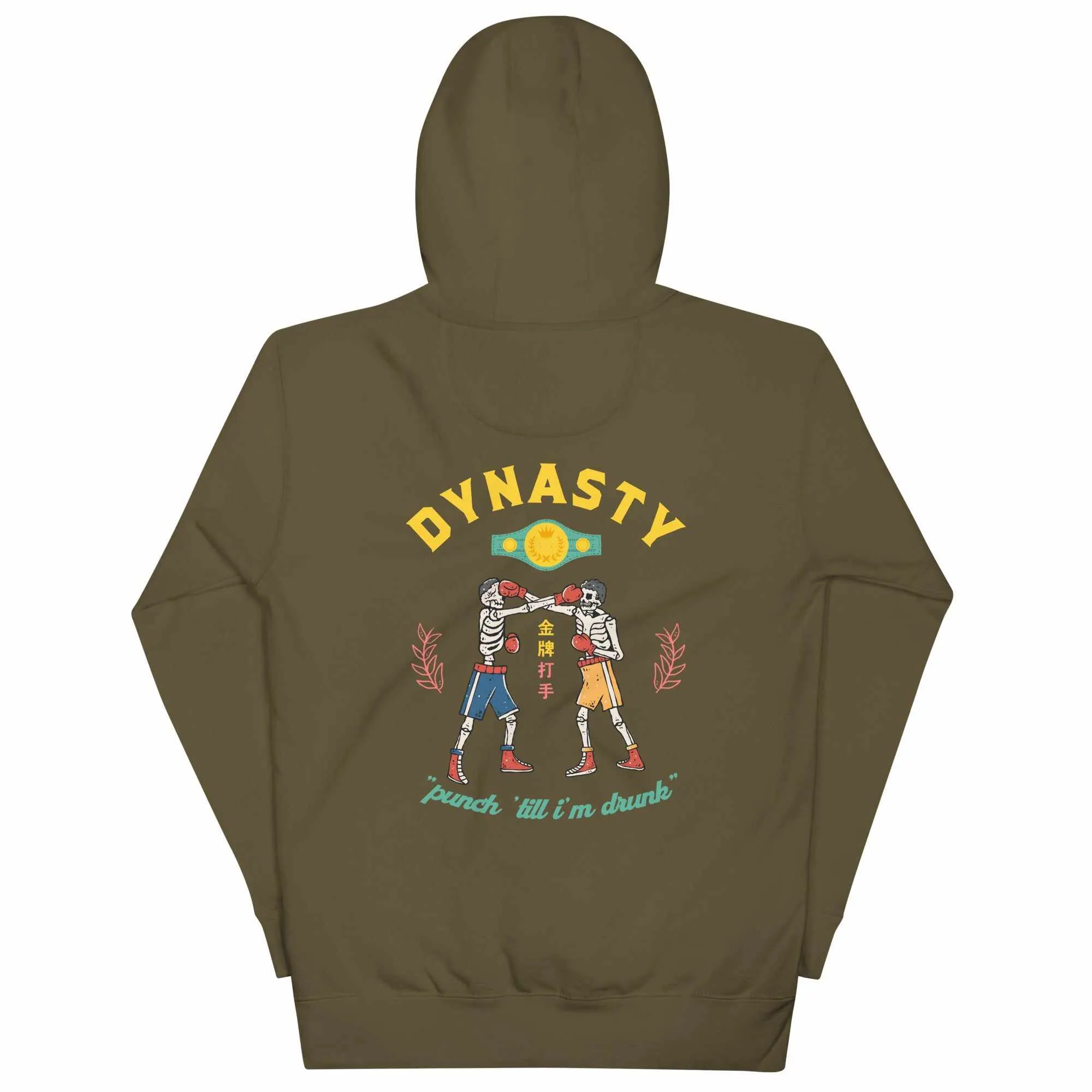 Old School Boxing Club "Punch 'Till I'm Drunk" Premium Hoodie
