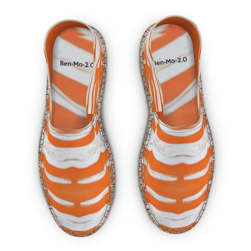 'Orange Swirl' Unisex Espadrilles