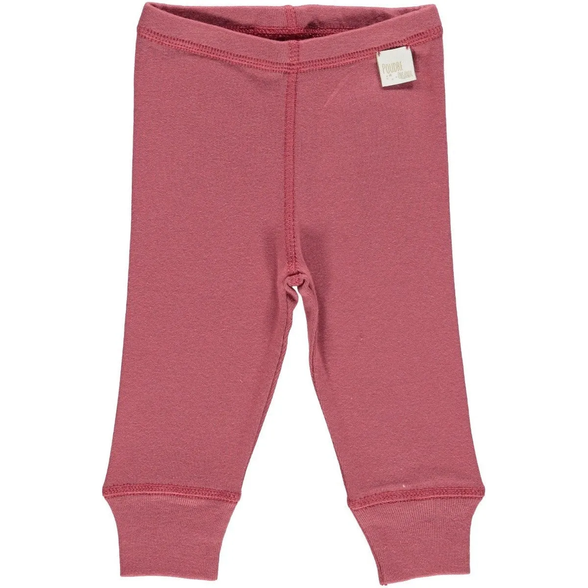 Organic Cotton Leggings in Maroon