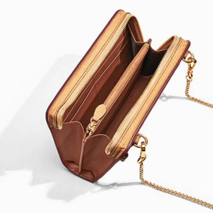 Ostrich Leather Shoulder Bag