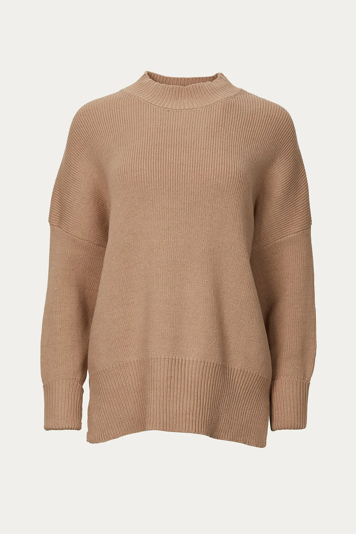 OVERSIZED COTTON-BLEND SWEATER