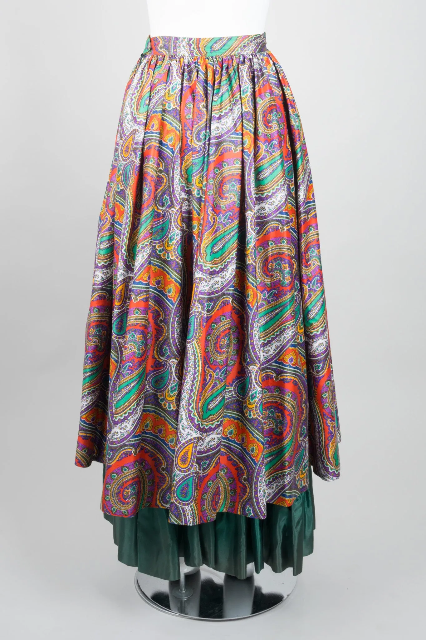 Paisley Layered Skirt
