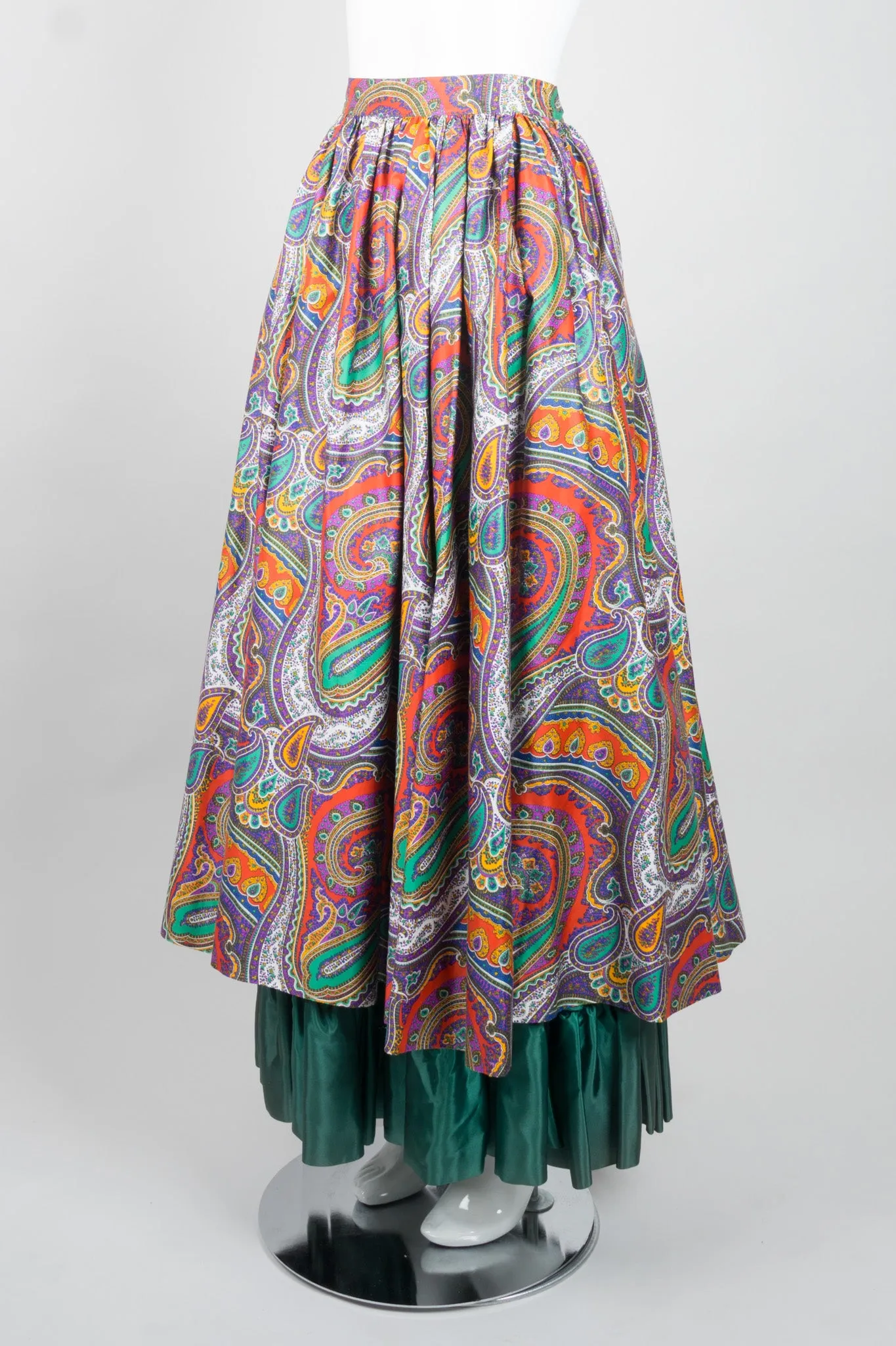 Paisley Layered Skirt