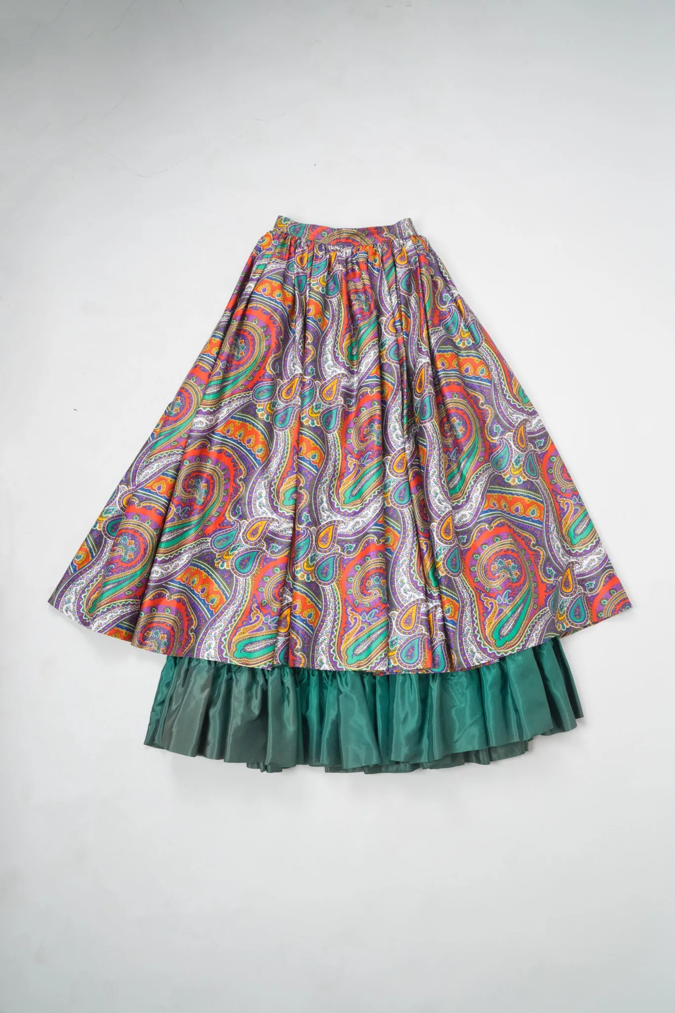Paisley Layered Skirt