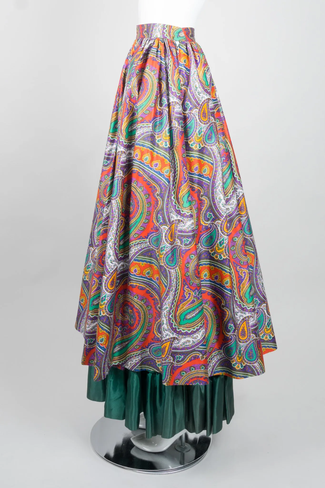 Paisley Layered Skirt