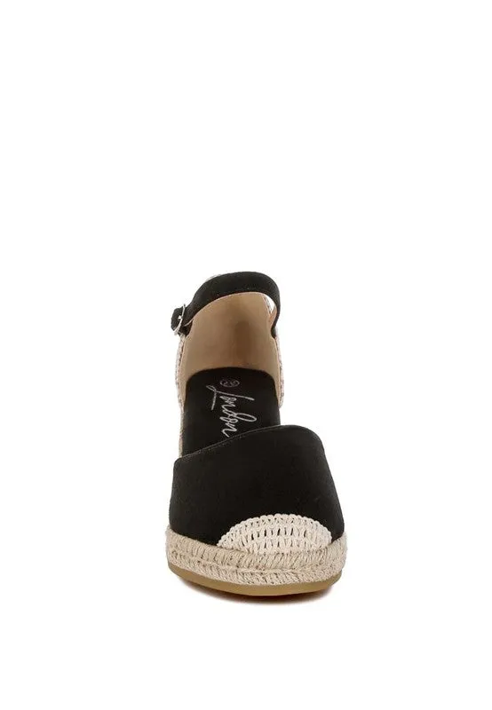 Paryor Microfiber Espadrilles Sandals