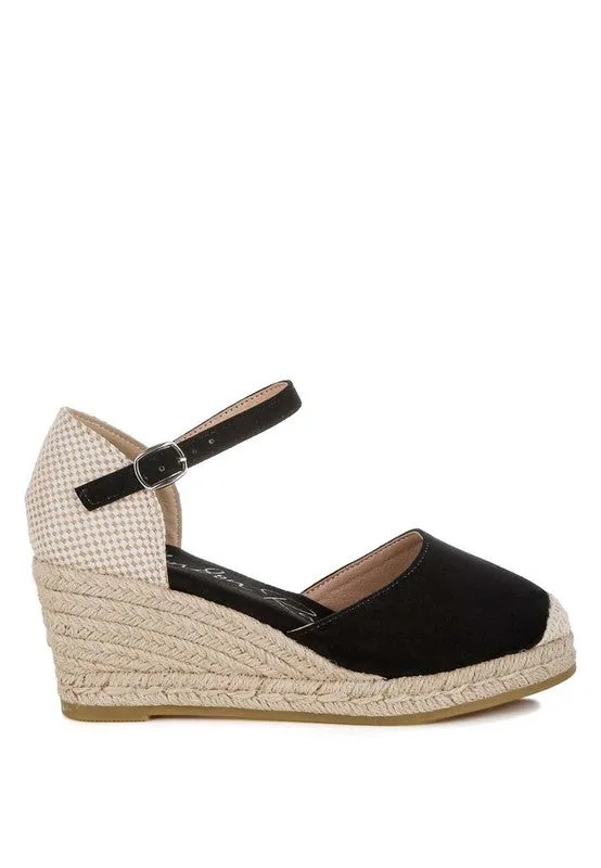 Paryor Microfiber Espadrilles Sandals