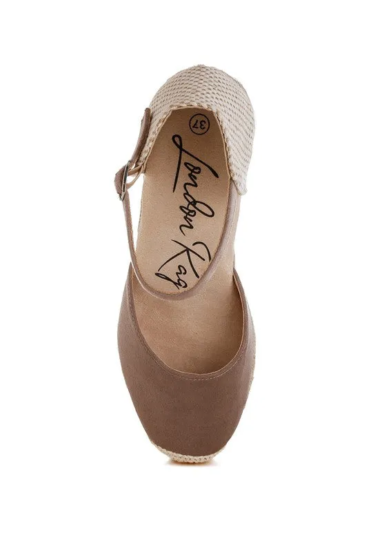 Paryor Microfiber Espadrilles Sandals