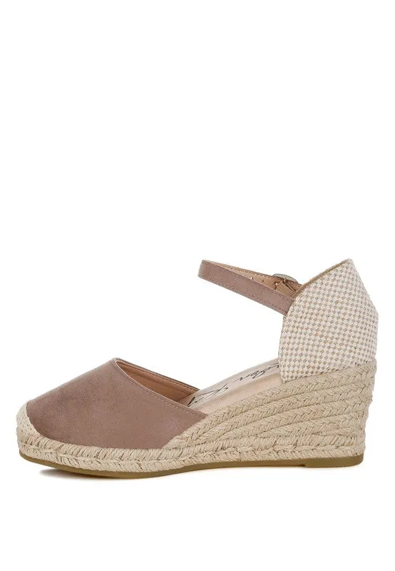 Paryor Microfiber Espadrilles Sandals