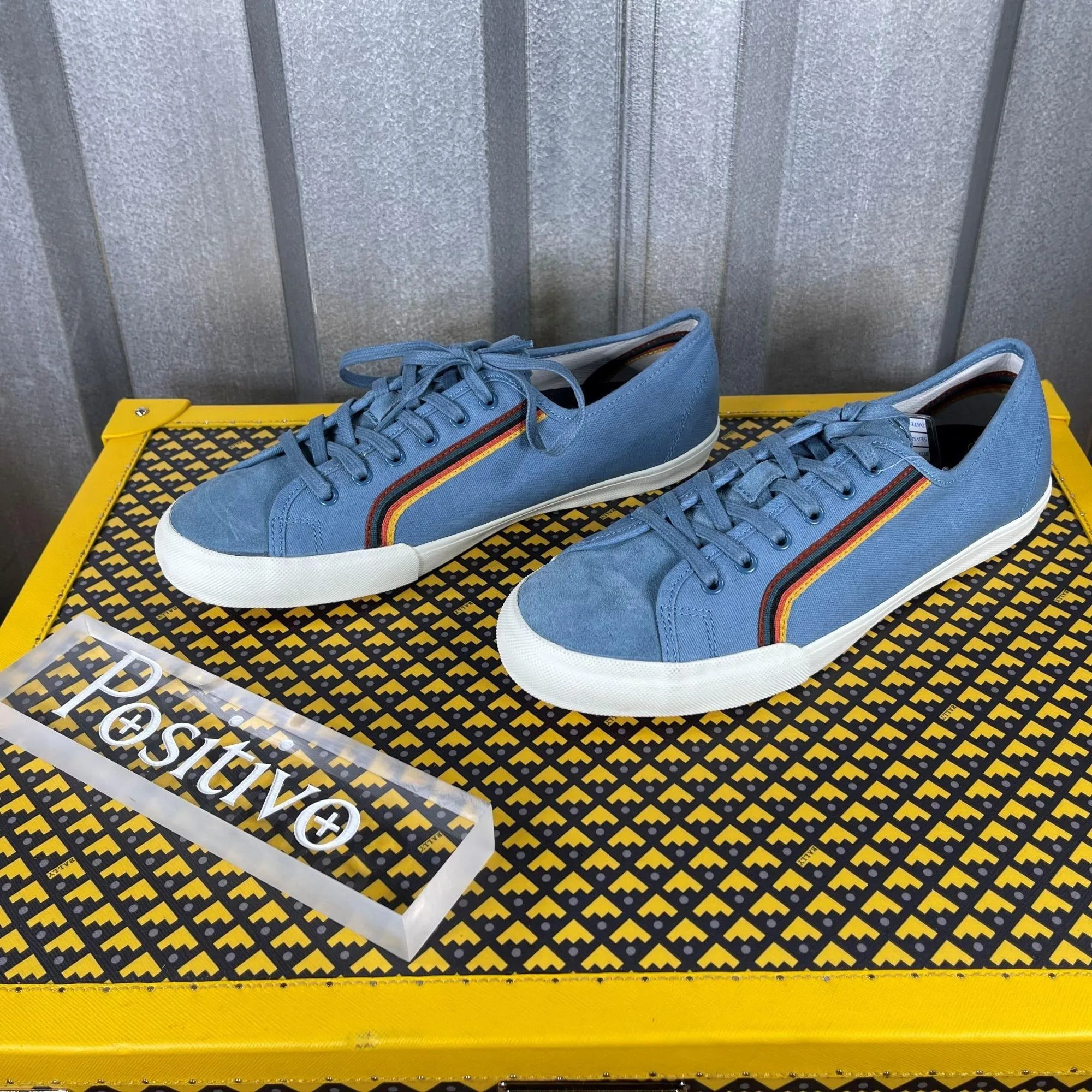 Paul Smith NEL05 Nelson Blue Sneakers DISPLAY