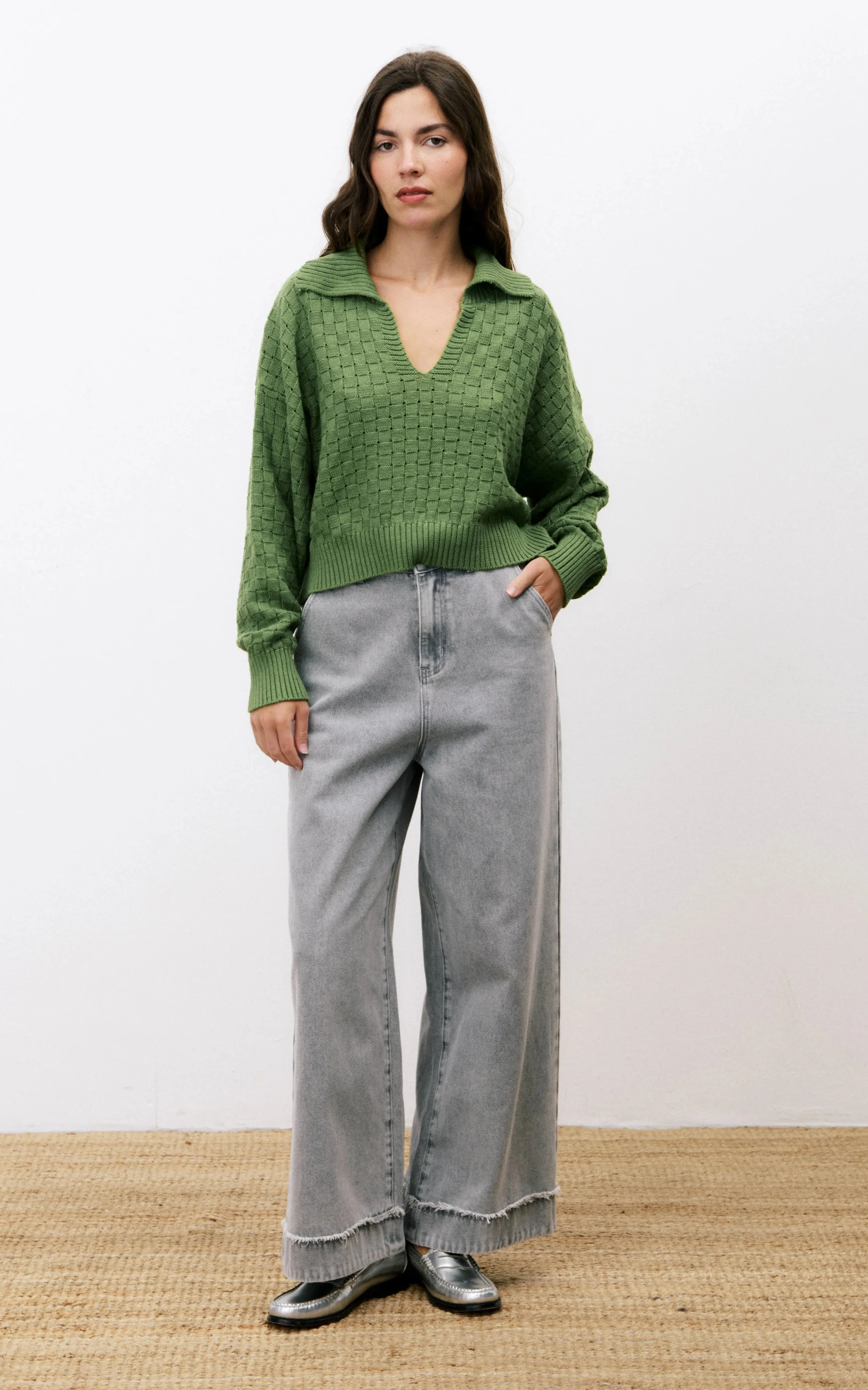 Paulia Lime Sweater