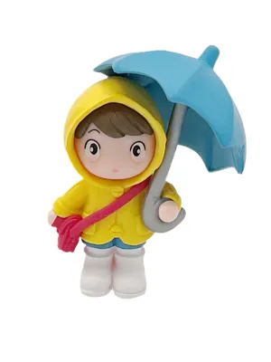 People with umbrellas