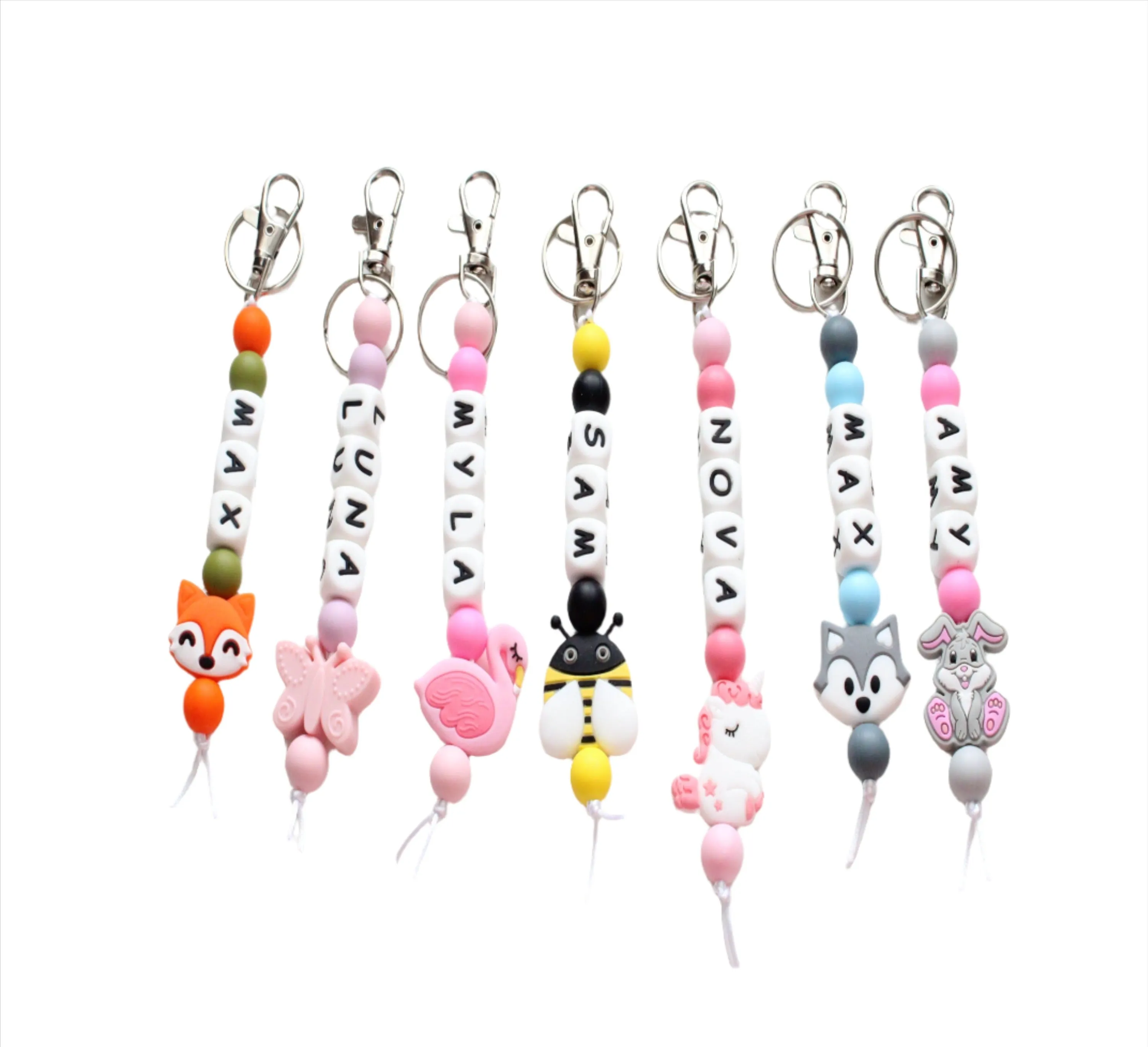 Personalised Animal Theme Key ring