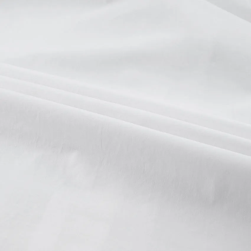 Pile Collar V-neck Single-breasted Flared Sleeve Shirts