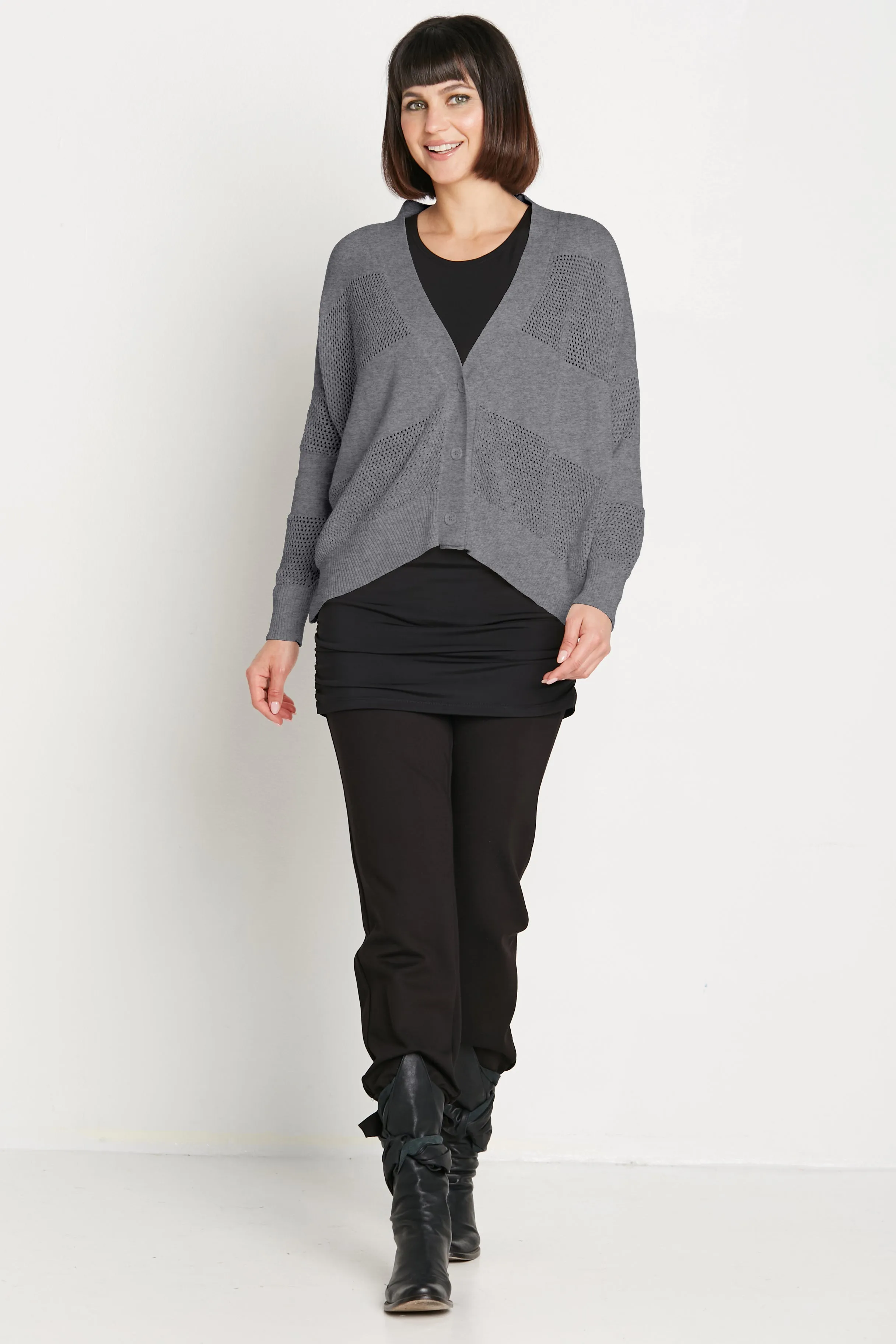 Pima Cotton Hip Cardi