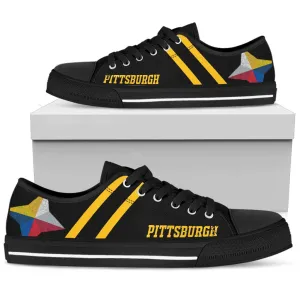 Pittsburgh Steelers Women Shoes Casual Canvas Sneakers