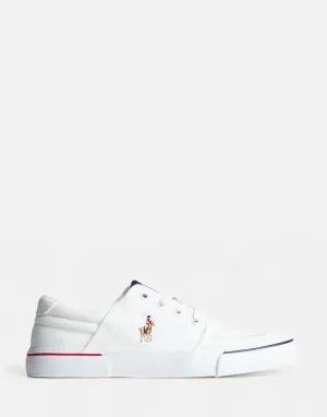 Polo Classic Canvas Mens Sneaker White