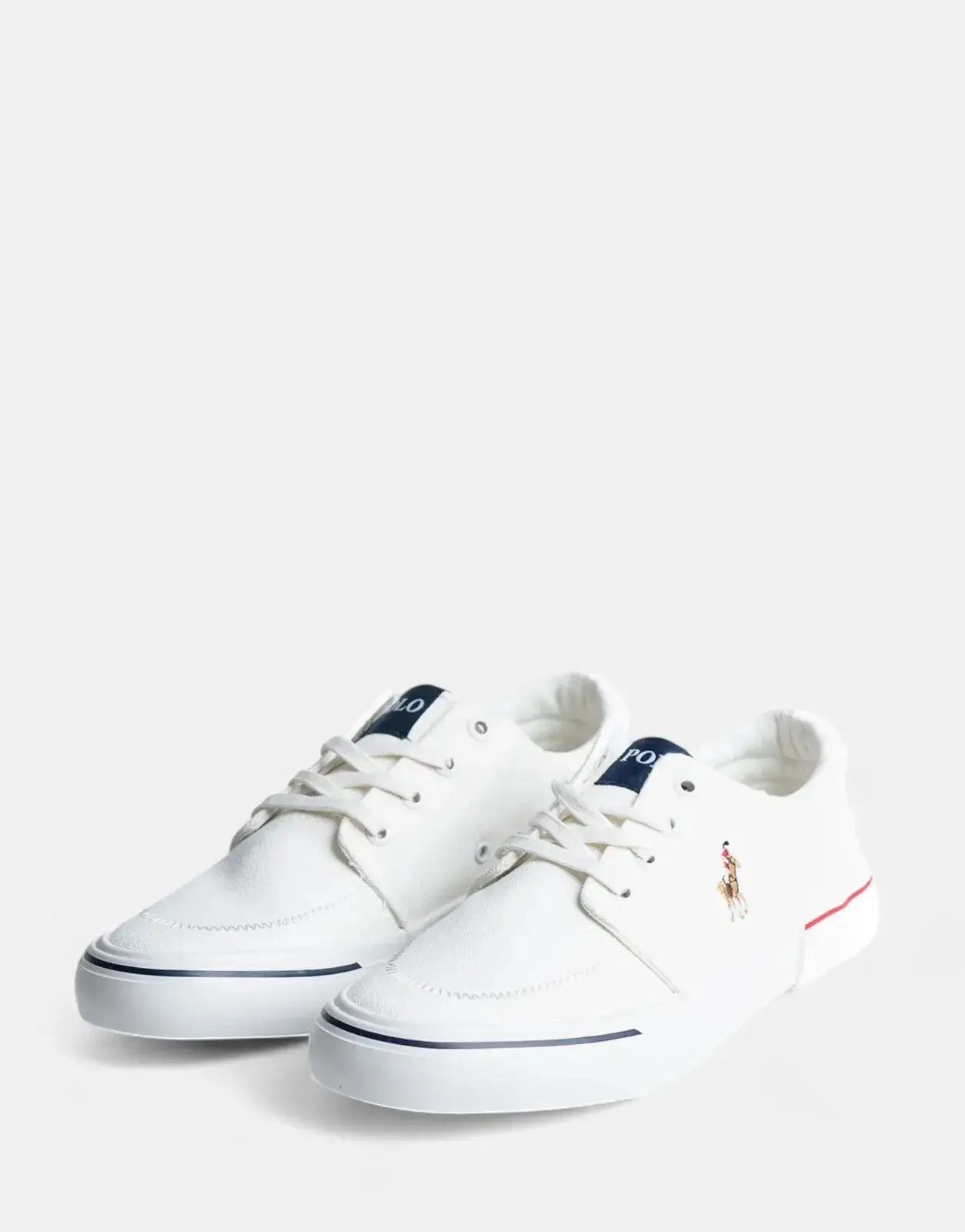 Polo Classic Canvas Mens Sneaker White