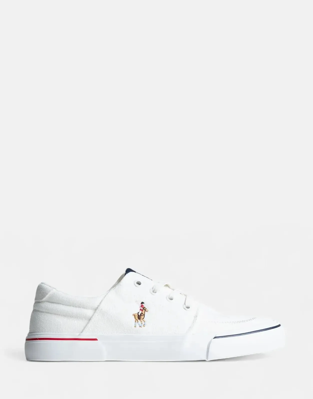 Polo Classic Canvas Mens Sneaker White