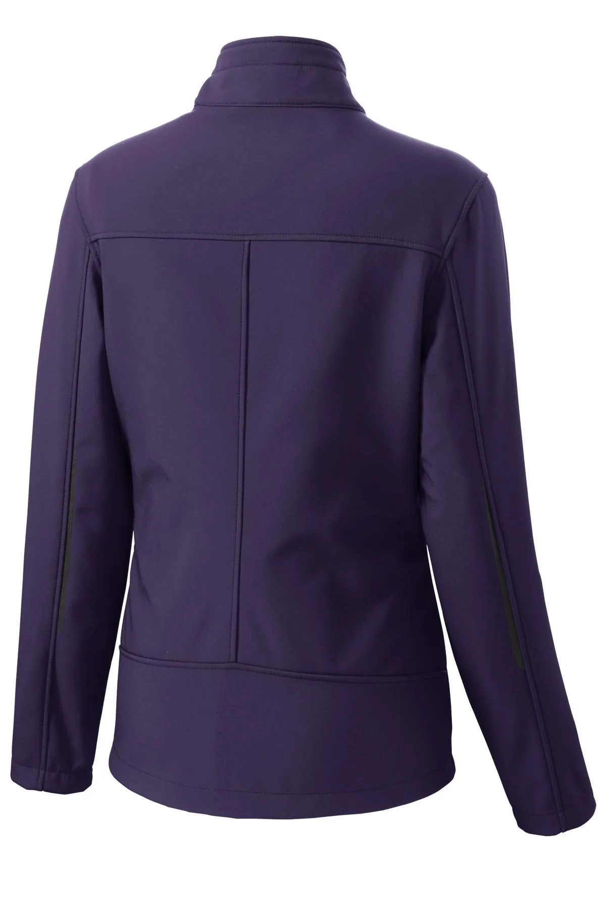 Port Authority Women's Welded Soft Shell Jacket. L324 Posh Purple