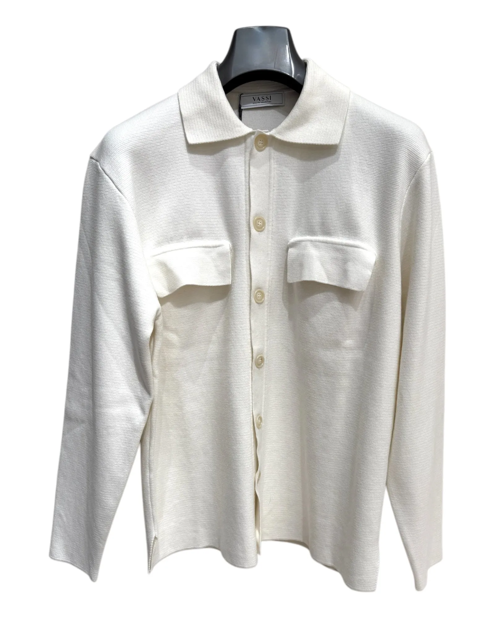 Pure Cotton Over Shirt - Latte