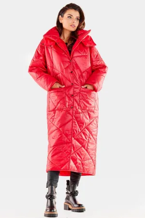 Quilted Oversized Long Coat