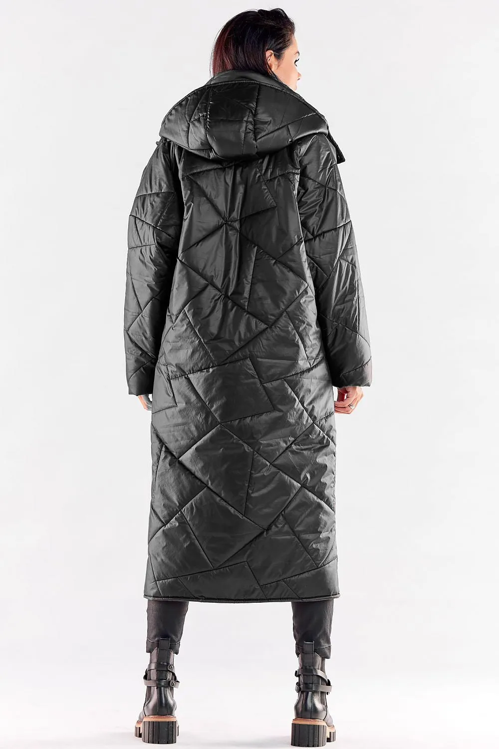 Quilted Oversized Long Coat