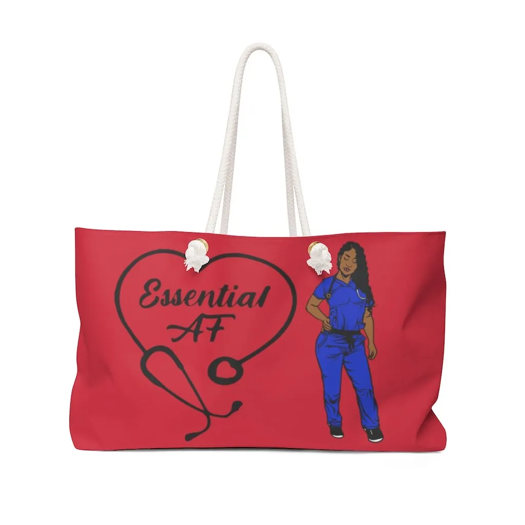 "Essential AF" Weekender Tote Bag