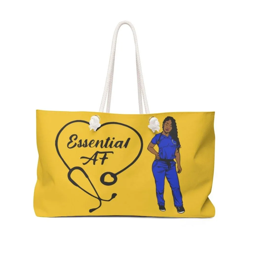 "Essential AF" Weekender Tote Bag