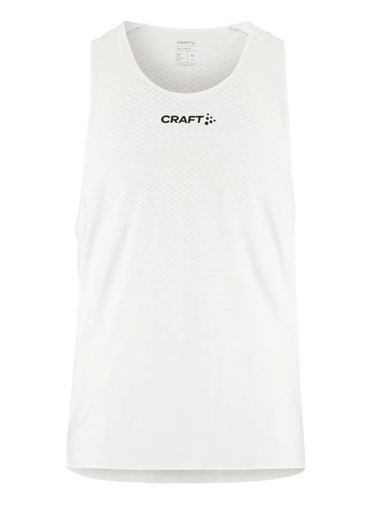 Race Day Singlet M | White/Multi