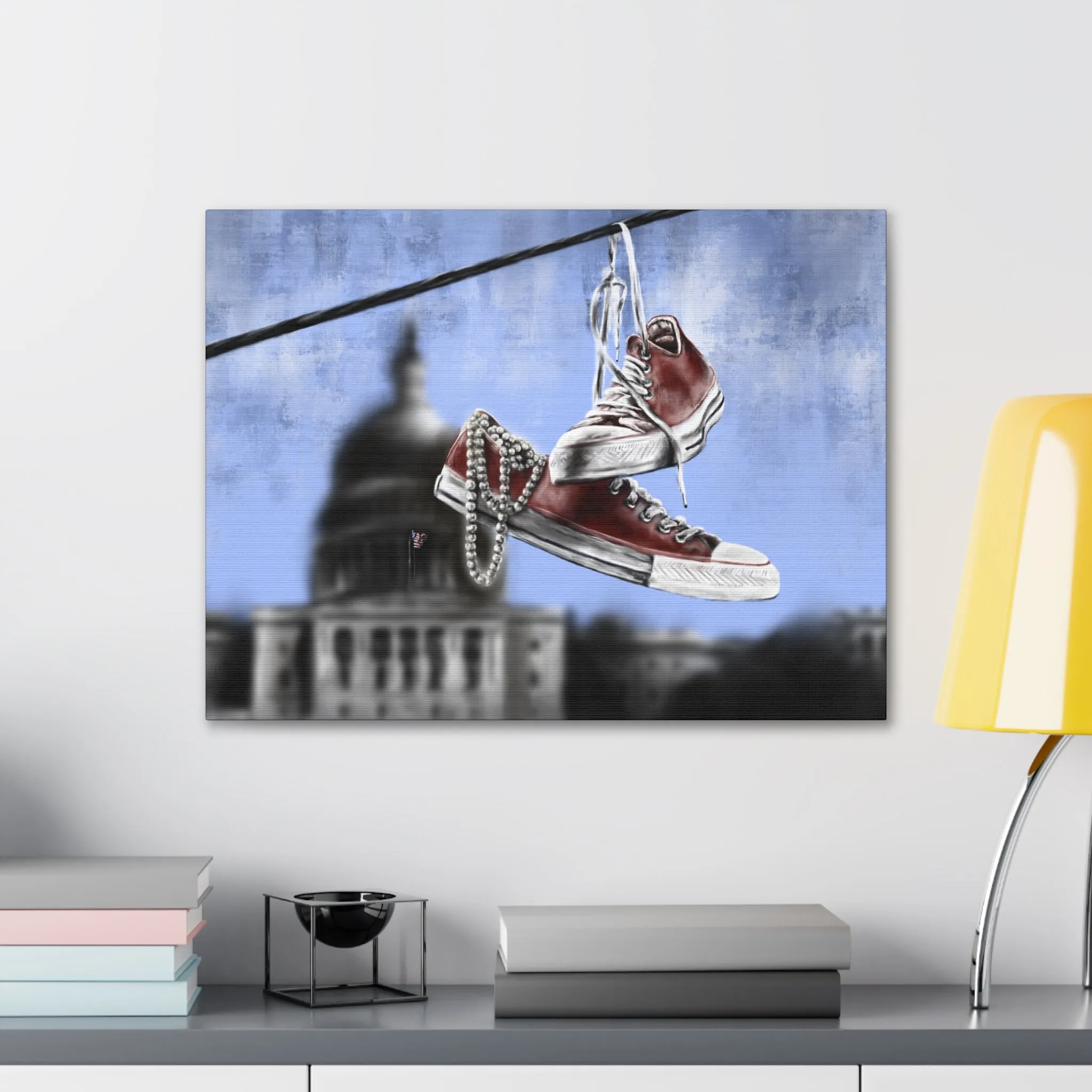 Red Passion | Chucks & Pearls Canvas