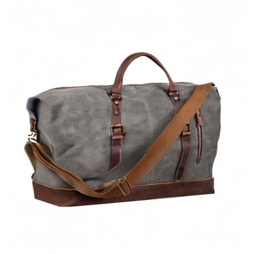 S-ZONE Canvas Duffel Bag,  Weekend Travel Bag for Men