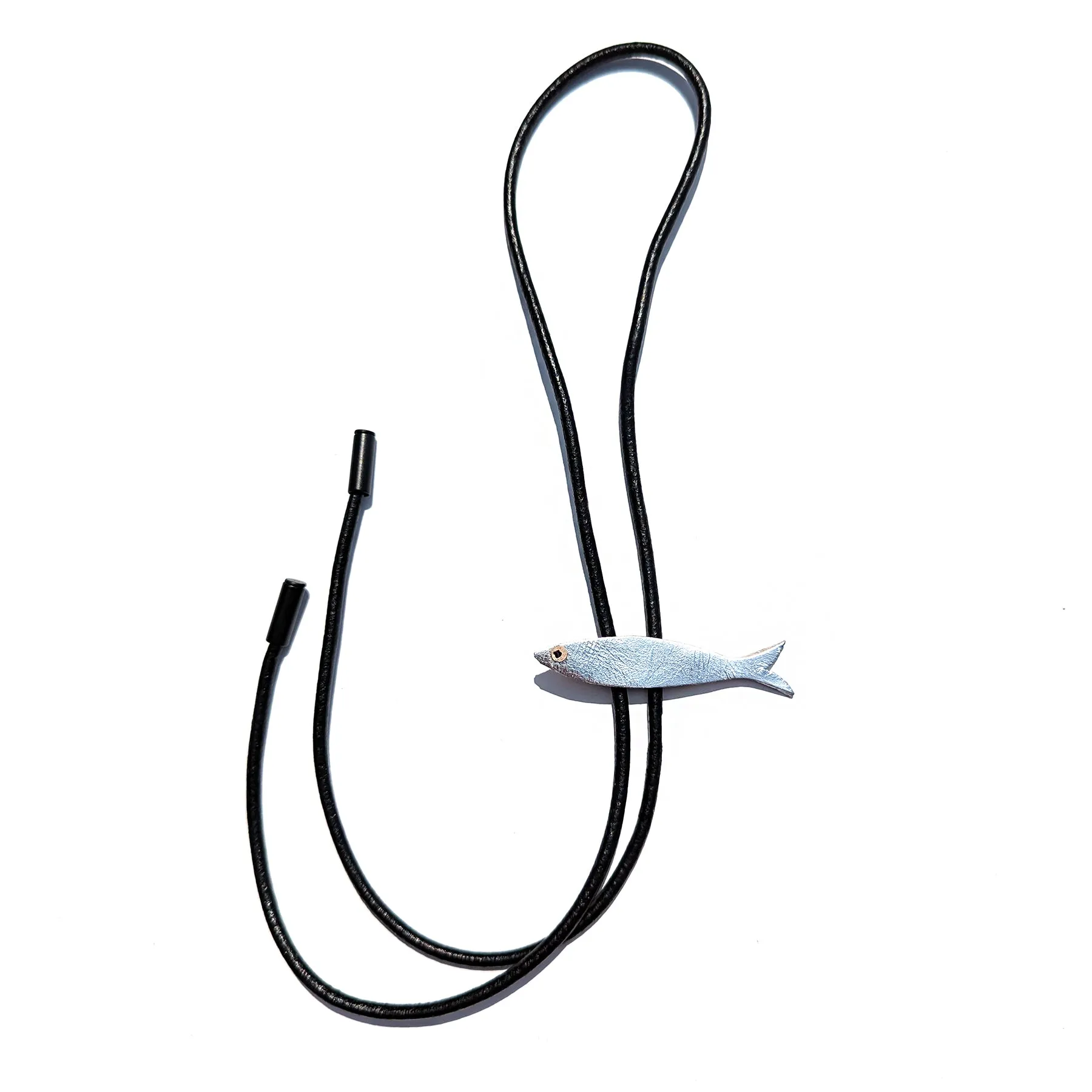 Sardine Leather Bolo Tie