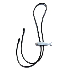 Sardine Leather Bolo Tie