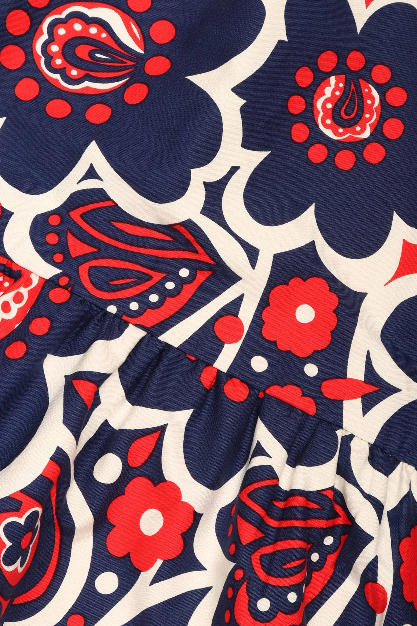 Shawl Collar Floral Dress