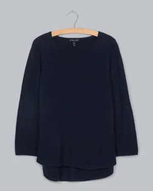 Silk & Organic Cotton Interlock Pullover