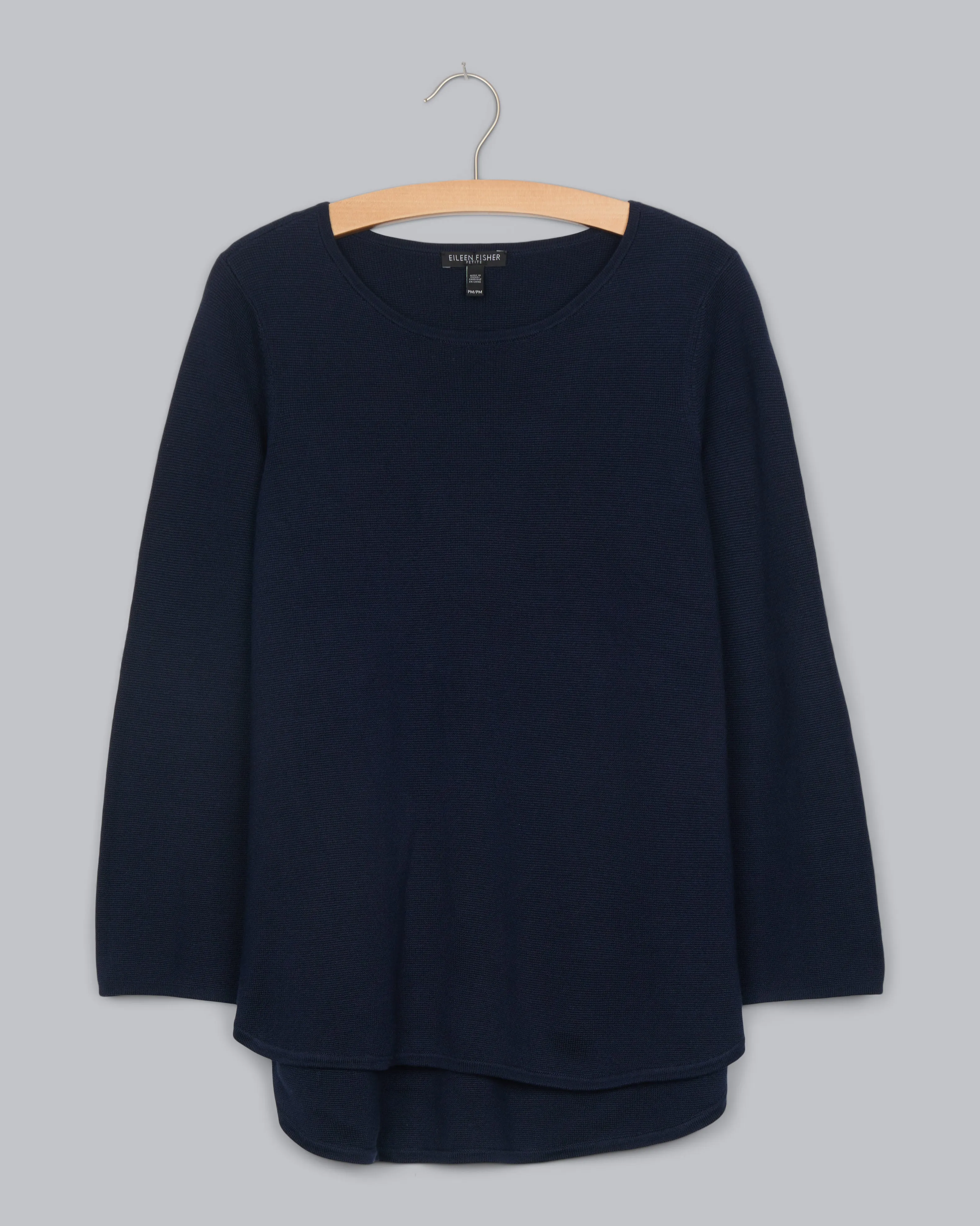 Silk & Organic Cotton Interlock Pullover