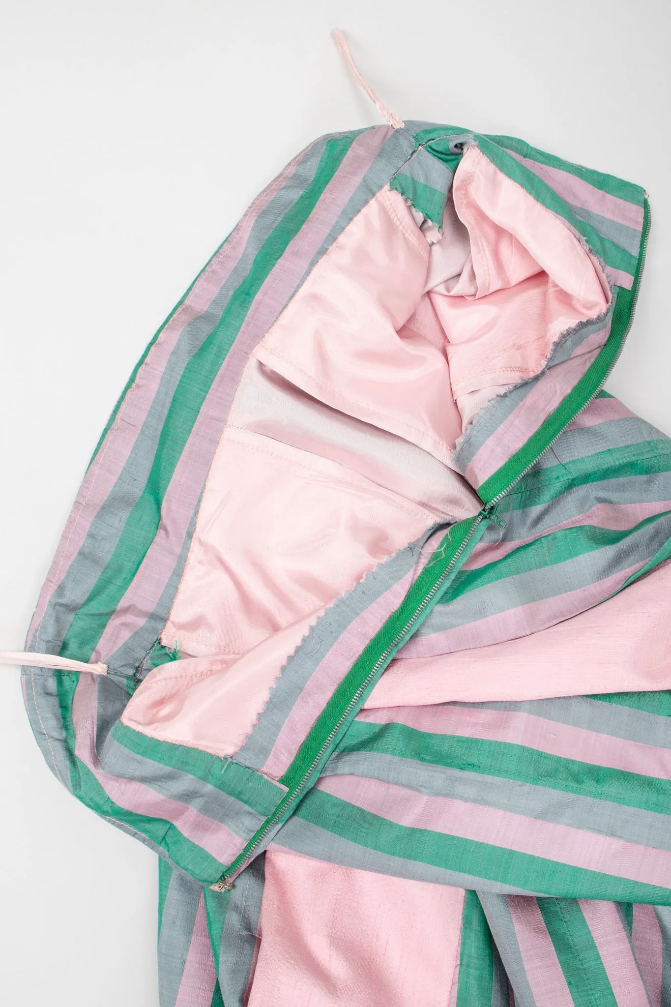 Silk Balloon Sleeve Top & Ball Skirt Set