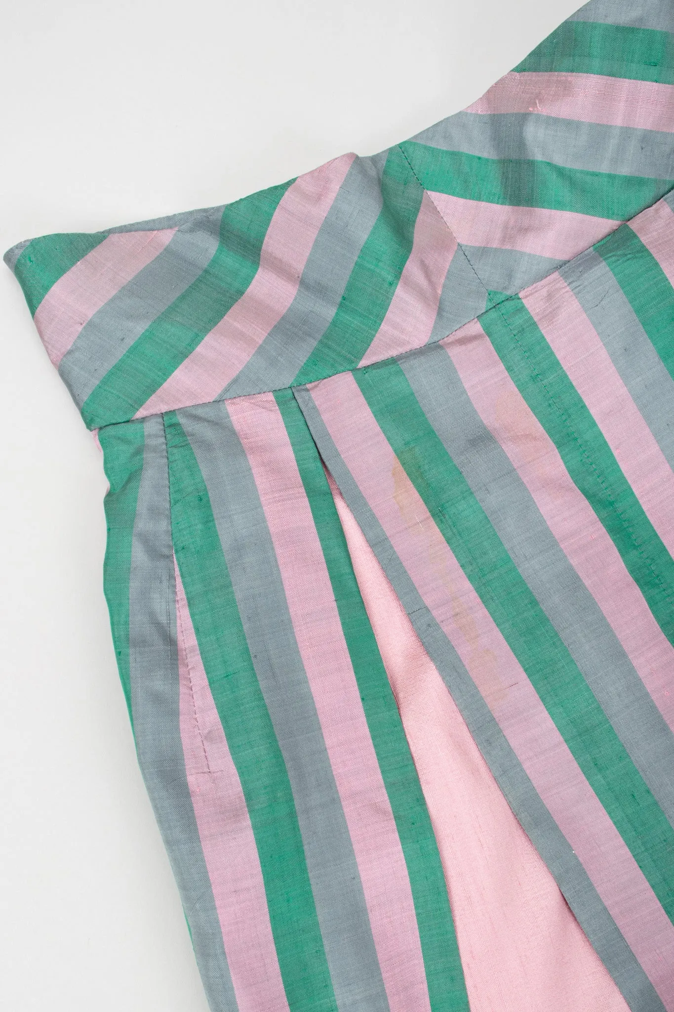 Silk Balloon Sleeve Top & Ball Skirt Set